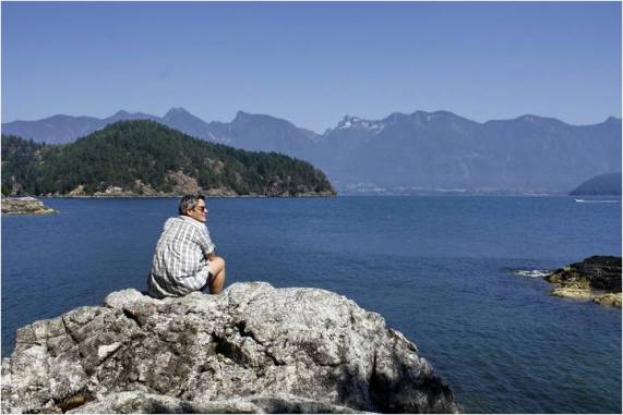 Terry on Gambier Island, 2010